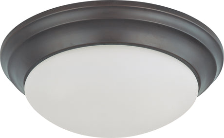 NUVO Lighting 60-3176 - 2 Light 14" Flush Twist & Lock flush mount fixture with modern design.