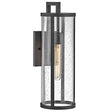 Hinkley 82054BK - Alfie Medium 1-Light Wall Mount Lantern in Black, ideal for outdoor spaces and featuring clear glass panels.