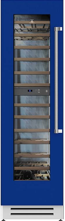 Hestan wine cooler built-in 72 bottle Prince Blue