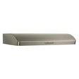 BROAN E66136SS Elite 36" High Performance Range Hood under counter, sleek stainless steel ventilation appliance.