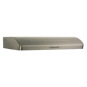 BROAN E66136SS Elite 36" High Performance Range Hood under counter, sleek stainless steel ventilation appliance.