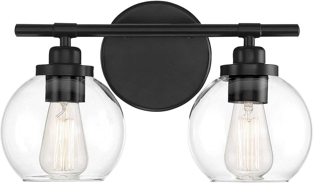 Savoy House Carson Black Bathroom Vanity Light
