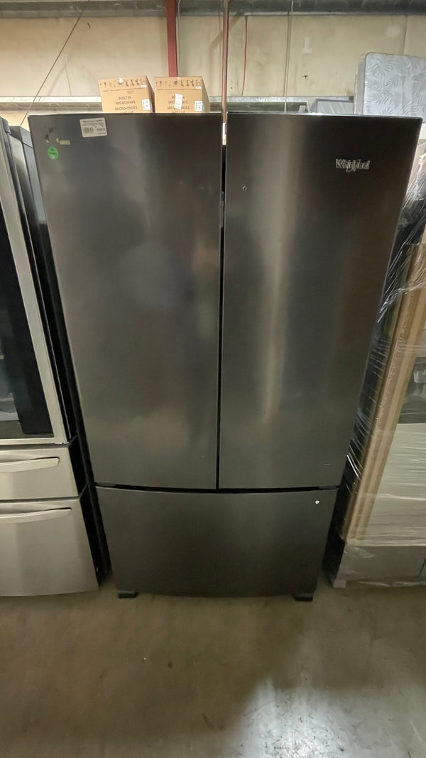 WHIRLPOOL WRF535SWHV 25.2 Cu. Ft. French Door Refrigerator with Internal Water Dispenser - Black Stainless Steel
