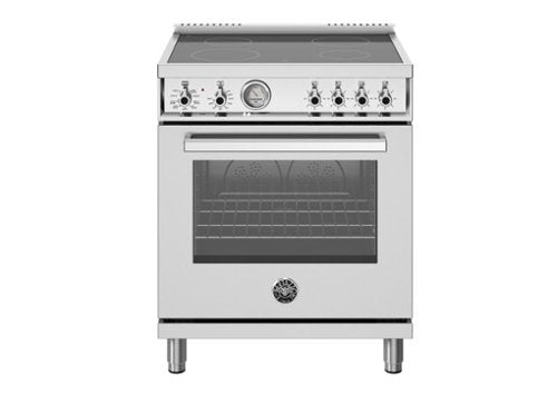 Bertazzoni electric range with ceran cooktop
