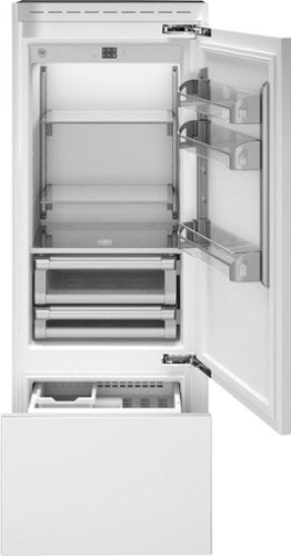 Bertazzoni built-in refrigerator interior view