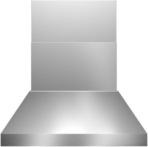 Bertazzoni chimney hood with stainless steel design