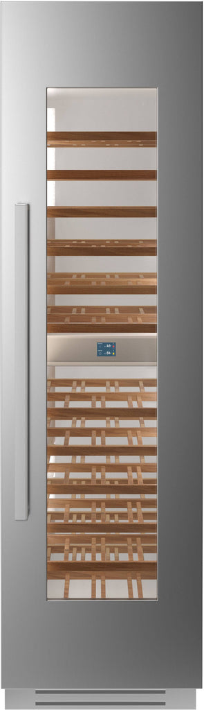 Bertazzoni wine cellar built-in stainless steel