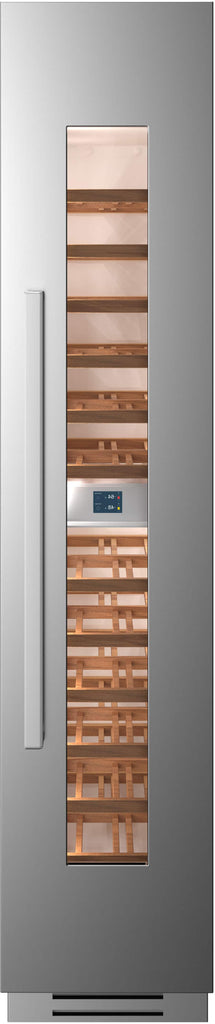 Bertazzoni built-in wine cellar stainless steel
