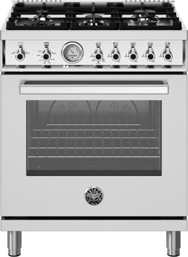 Bertazzoni gas range with 5 burners