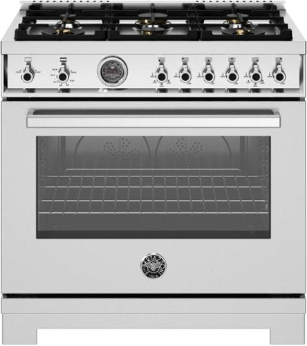 Bertazzoni gas range with 6 burners