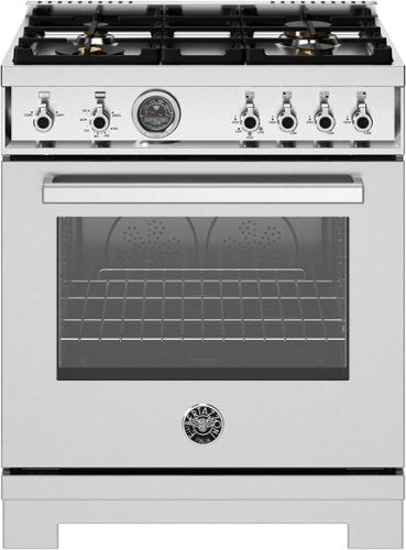 Bertazzoni gas range 30-inch with brass burners
