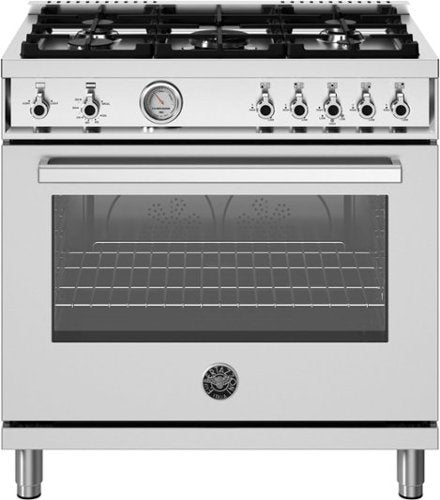 Bertazzoni gas range with five burners