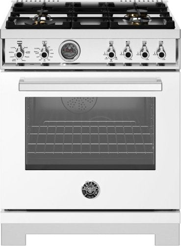 Bertazzoni 30" Electric Range with Brass Burners