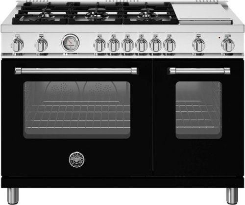 Bertazzoni 48" gas range with dual ovens