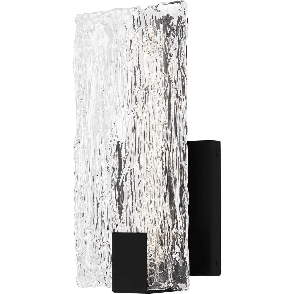 Quoizel Winter LED Wall Sconce matte black finish
