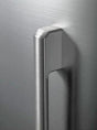 DACOR RAC00MHAASR Modernist Handle in Stainless Steel on a sleek refrigerator door.