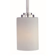 Maxim Lighting 90030SWSN - Deven 1-Light Mini Pendant with satin nickel finish and clear glass shade, ideal for various decor.