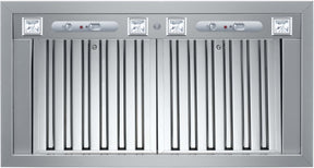 Bertazzoni KIN46PROX BZ-46IN INSERT POWER PACK 1000 CFM range hood, luxury appliances for modern kitchens.