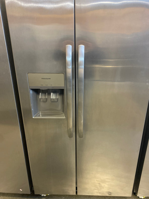 Frigidaire FRSS2623AS - 25.6 Cu. Ft. Side-by-Side Freestanding Refrigerator with EvenTemp Cooling System, Stainless Steel