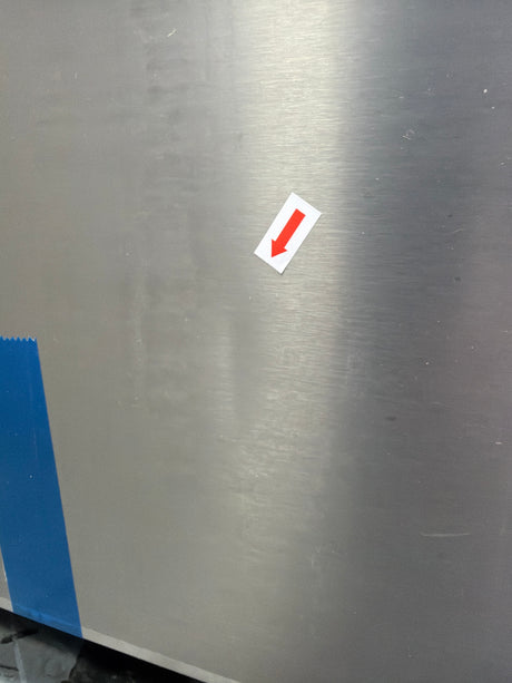 Frigidaire FRFC2323AS - 23 Cu. Ft. Counter-Depth French Door Refrigerator - Scratch & Dent showing minor imperfections.