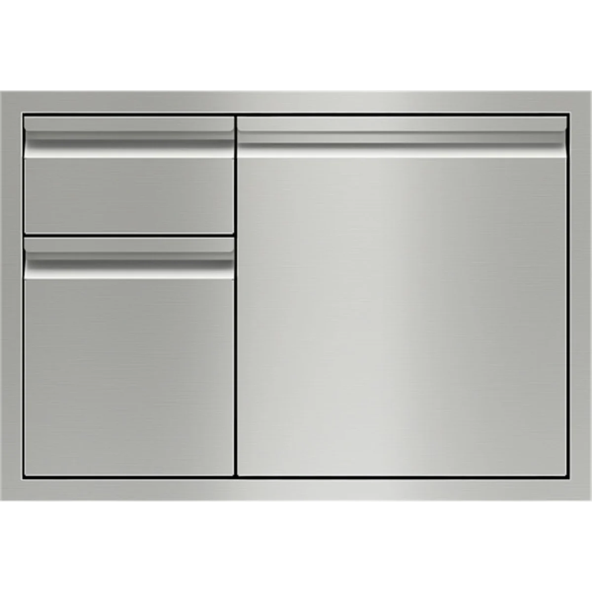 Wolf 827607 30 in Outdoor Door and Drawer Combo Storage, Stainless Steel