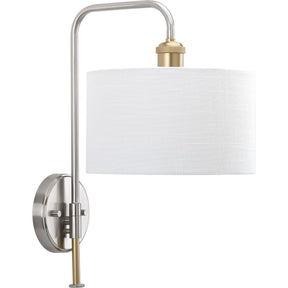 Progress Lighting p710034-009 - Cordin 1 Light 10 inch Brushed Nickel Wall Sconce Wall Light, Design Series