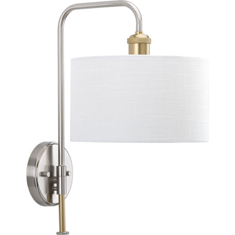 Progress Lighting p710034-009 - Cordin 1 Light 10 inch Brushed Nickel Wall Sconce Wall Light, Design Series