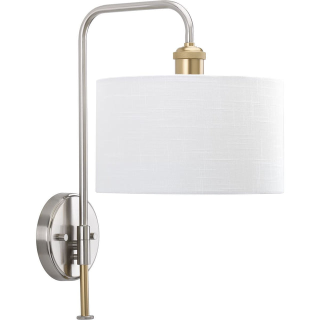Progress Lighting p710034-009 - Cordin 1 Light 10 inch Brushed Nickel Wall Sconce Wall Light, Design Series