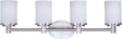 Maxim Lighting 9054SWSN - Cylinder 4-Light Bath Vanity - OPEN BOX featuring sleek design and satin nickel finish.