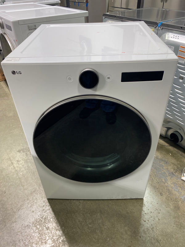 LG DLEX5500W - 7.4 Cu. Ft. Ultra Large Capacity Smart Front Load Electric Dryer with Sensor Dry & Steam, White