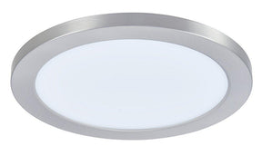 Miseno FLDL21009LEDCCTBN - 9 in. Color Selectable LED Ceiling Disk Light in Brushed Nickel (18W) – 3000K/4000K/5000K
