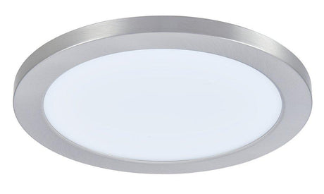 Miseno FLDL21009LEDCCTBN - 9 in. Color Selectable LED Ceiling Disk Light in Brushed Nickel (18W) – 3000K/4000K/5000K