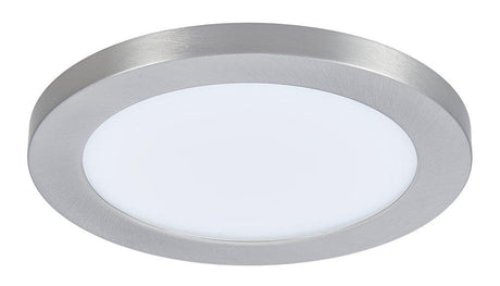 Miseno FLDL21007LEDCCTBN - 7 in. Color Selectable LED Ceiling Disk Light in Brushed Nickel (12W) – 3000K/4000K/5000K