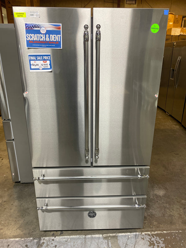 BERTAZZONI REF36X/17 36 Inch Wide 21 Cu. Ft. French Door Refrigerator