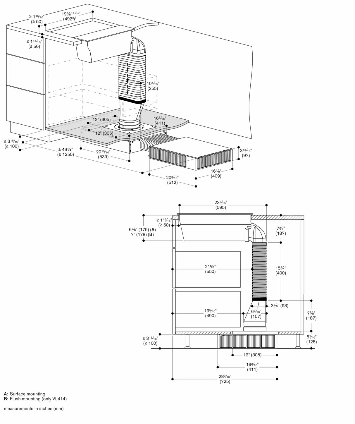 Gaggenau AA413722 Recirculation Kit