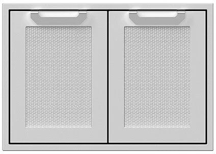 Hestan AGCP30ASD Color Panels for 30 Inch Double Access Storage Doors, Stainless Steel