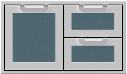 Hestan AGCP36SDR-GG Color Panel Kit for AGSDR36, Pacific Fog