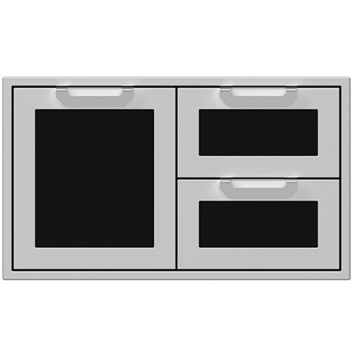 Hestan AGSDR36BK Double Drawer and Storage Door, 36 Inch