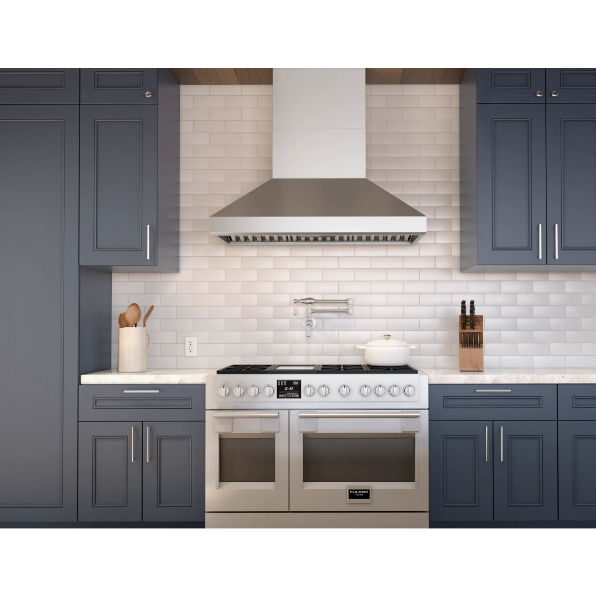 Zephyr AK7642BS Wall Mount Range Hood, 42 Inch (Open-Box / Scratch & Dent)