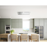 Zephyr ALU-E43CSX Island Range Hood, 43 Inch (Open Box / Scratch & Dent)