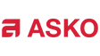 ASKO logo representing luxury appliances including washers, dryers, and kitchen essentials.