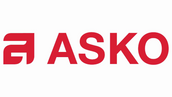 ASKO logo representing luxury appliances including washers, dryers, and kitchen essentials.