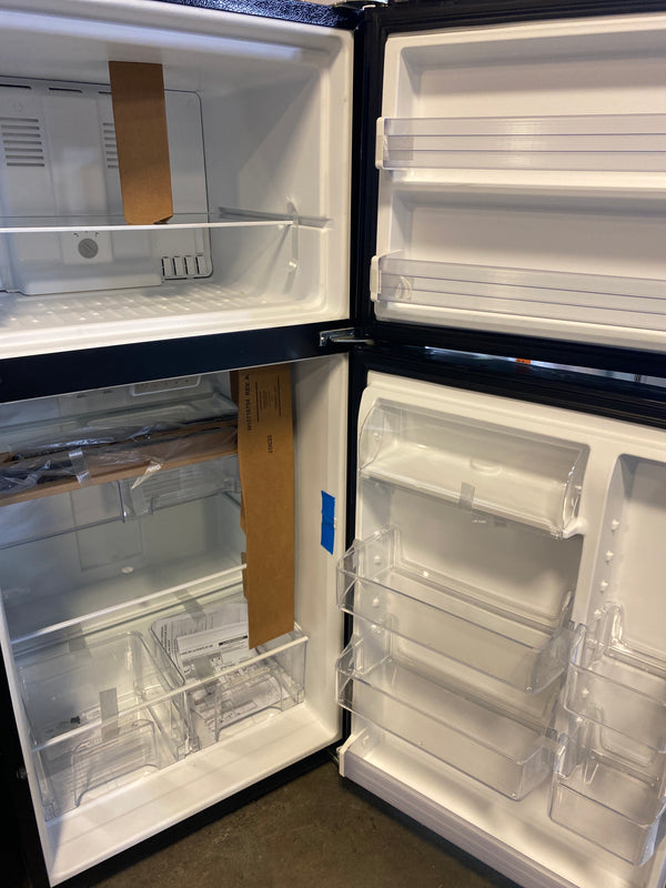 Whirlpool WRT549SZDB - 19.2 Cu. Ft. Freestanding Top Mount Refrigerator, Black, 30-inch, Reversible Door