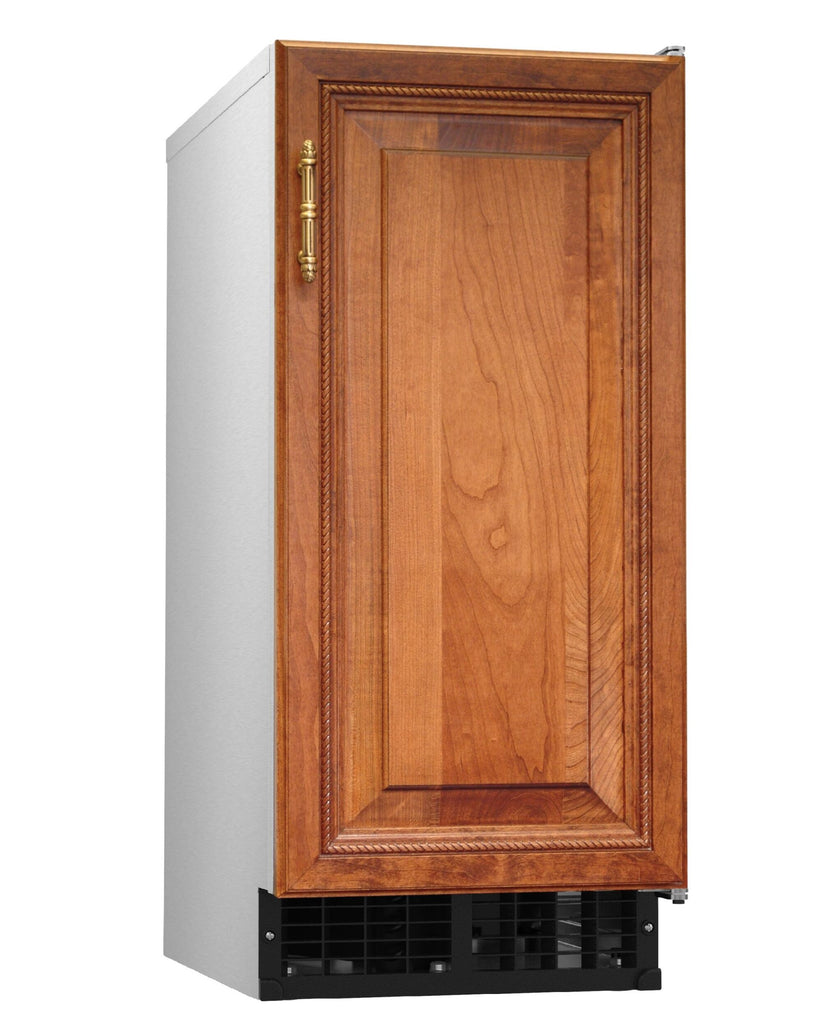 HOSHIZAKI ice maker panel ready with wood panel front