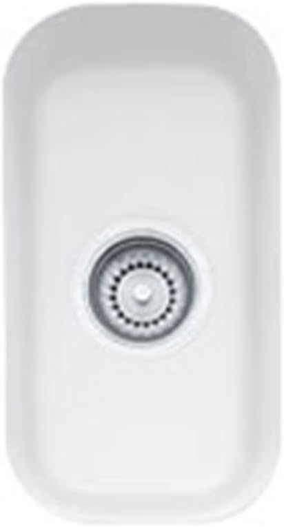 Franke CCK110-8WH Undermount Single Bowl Fireclay Sink