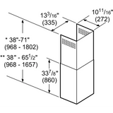Thermador CHXTHMCB Chimney Extension