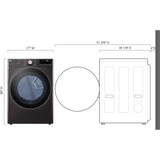 LG DLEX4000B Electric Dryer (Open Box / Scratch & Dent)