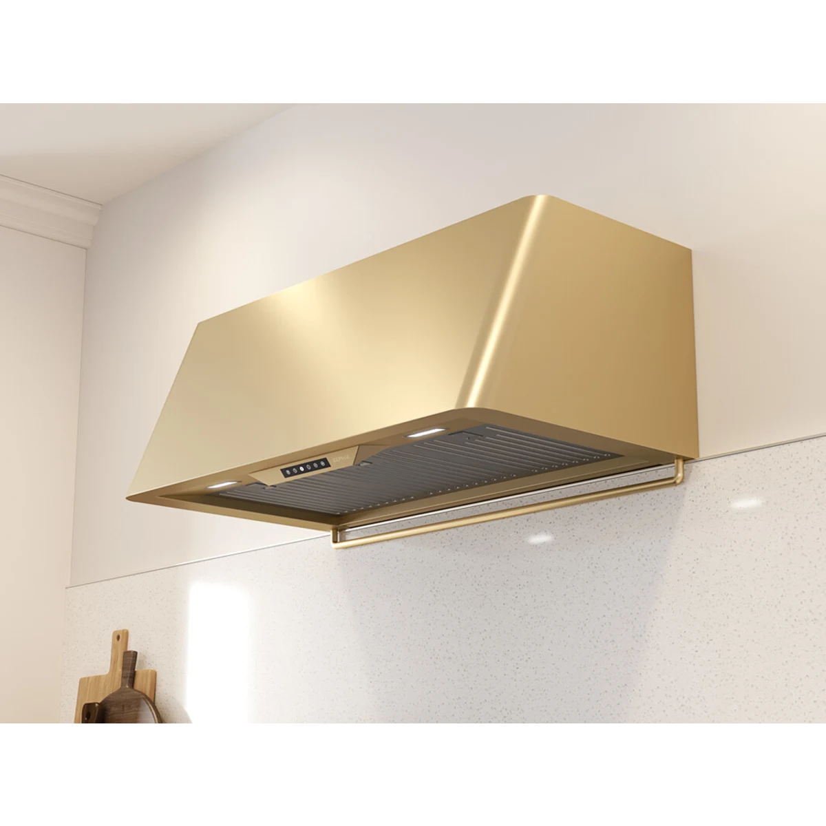 Zephyr DME-E48ASGX Wall Mount Range Hood, 48 Inch (Open-Box / Scratch & Dent)