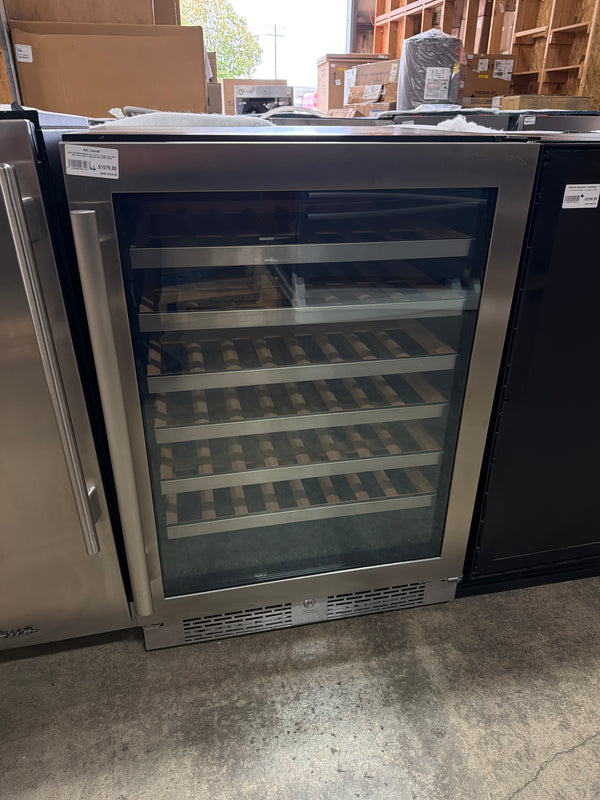AVALLON AAWC242SZRH 24 in. Built-in Single Zone Right Hand Wine Cooler in Stainless Steel RIGHT HINGE
