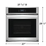 Frigidaire FCWS2727AS Single Wall Oven (Open Box / Scratch & Dent)